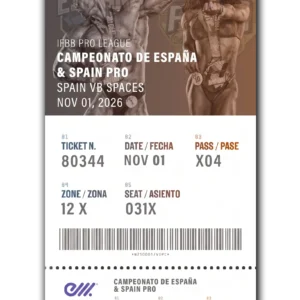 Cto de España & SPAIN PRO Entrada Público